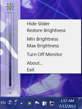 Adjust Brightness for Laptop on Windows 7