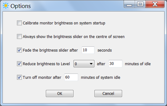 Adjust Brightness Options for Laptop
